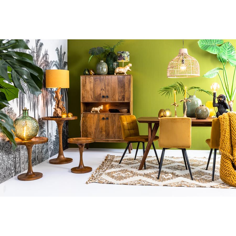 Light & Living Light&living Hanglamp Ø48x43 cm POCITA rotan naturel