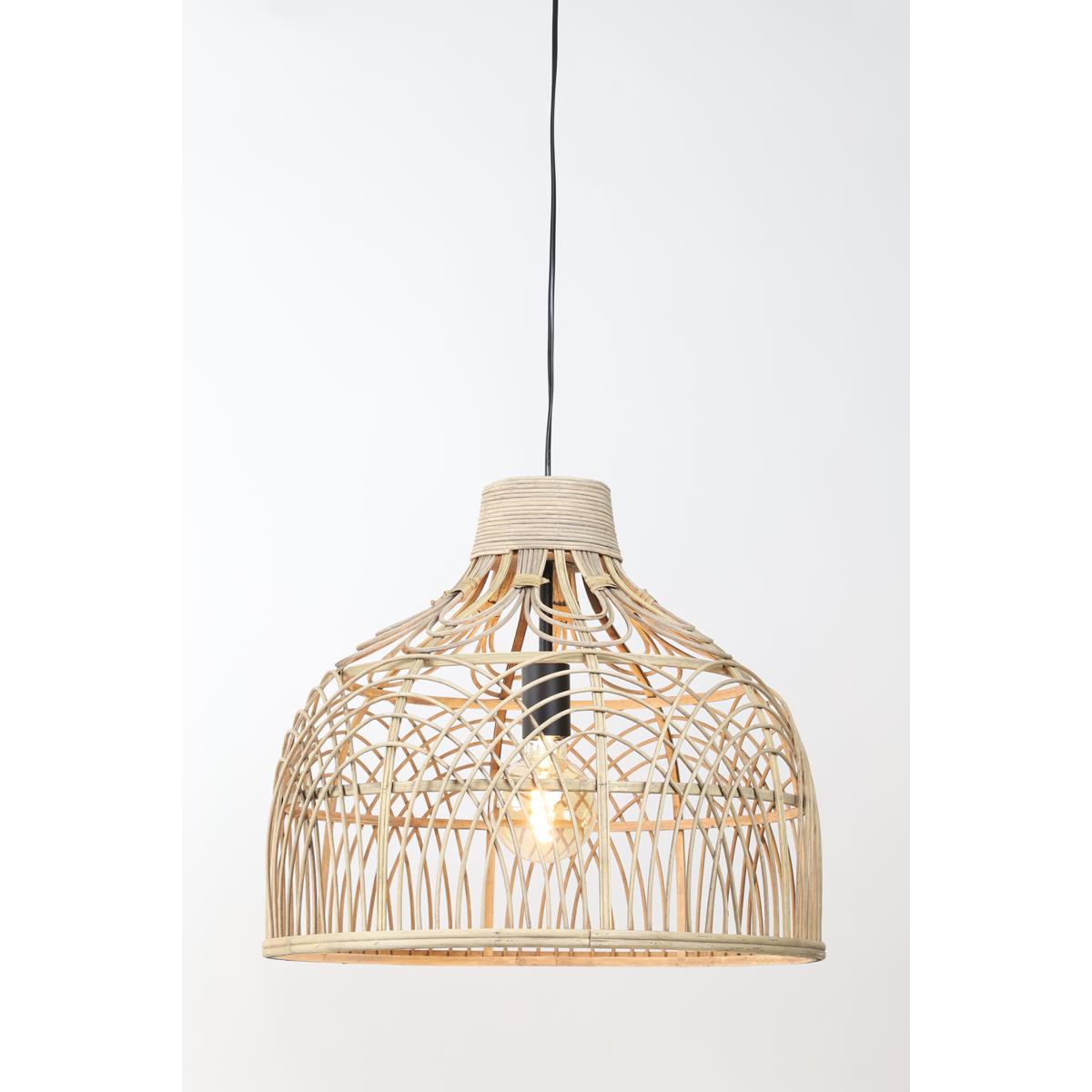 Light & Living Light&living Hanglamp Ø48x43 cm POCITA rotan naturel