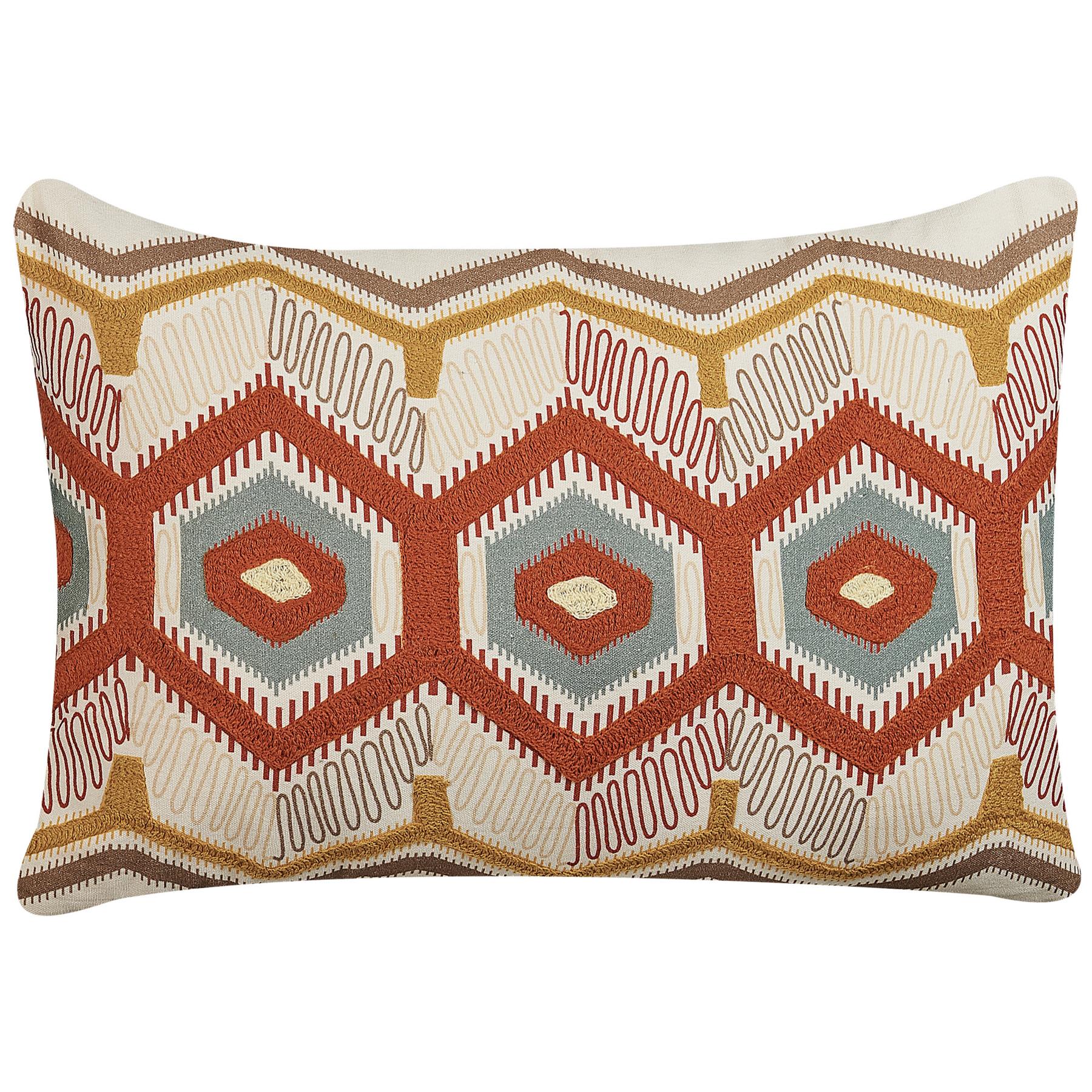 Beliani-MAJRA -Sierkussen set van 2-Multicolor-40 x 60 cm-Katoen