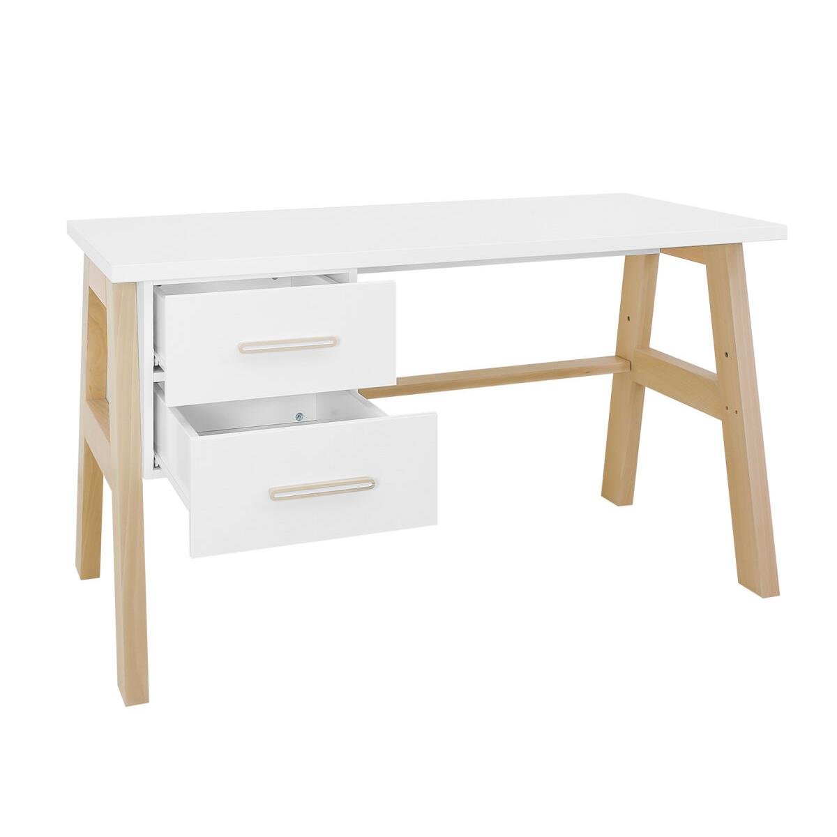 Bopita Lisa bureau - Wit|Naturel