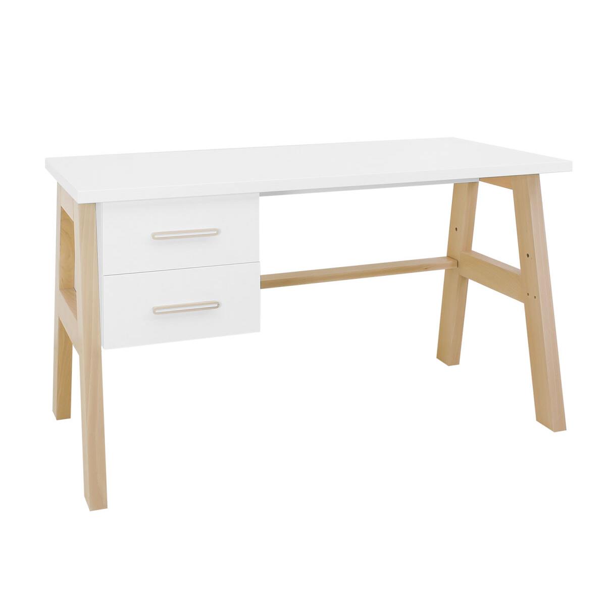Bopita Lisa bureau - Wit|Naturel