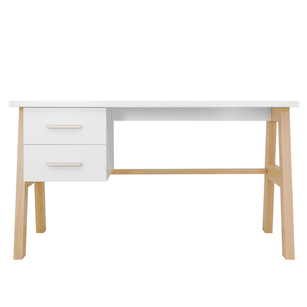 Bopita Lisa bureau - Wit|Naturel