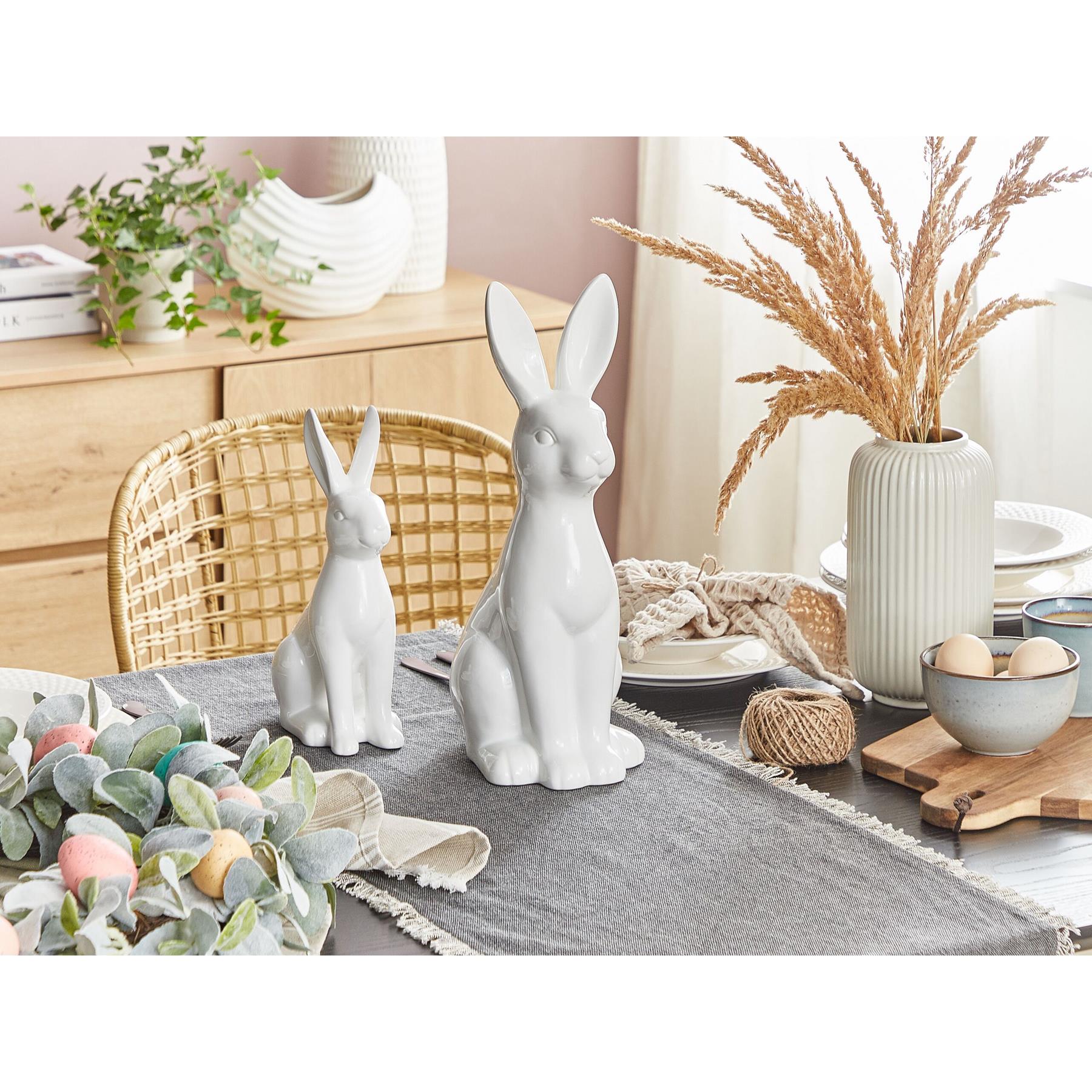 Beliani - PAIMPOL - Decofiguur - Wit - Keramiek
