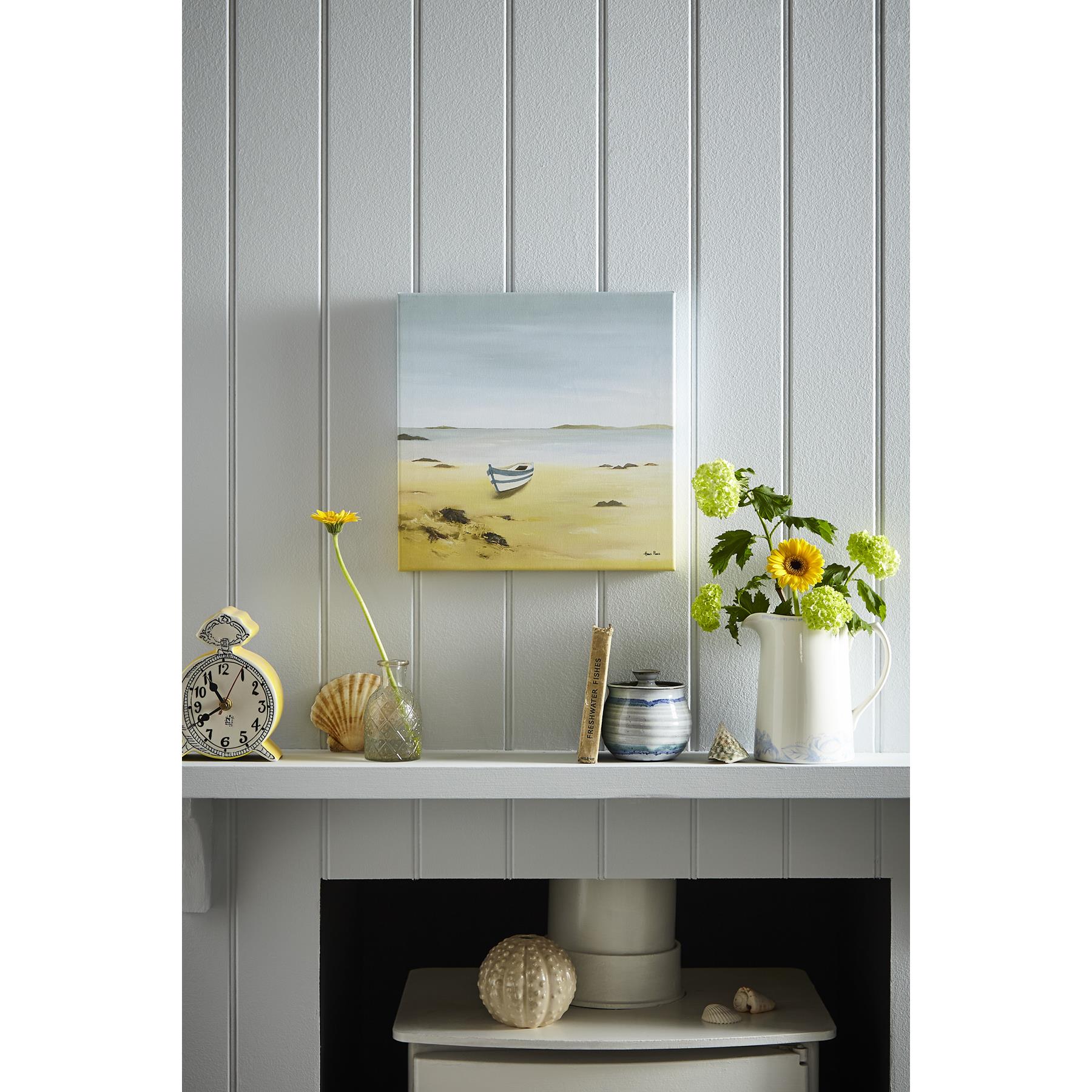 Laura Ashley Cromer Canvas - Boot - 30x30cm - Blauw