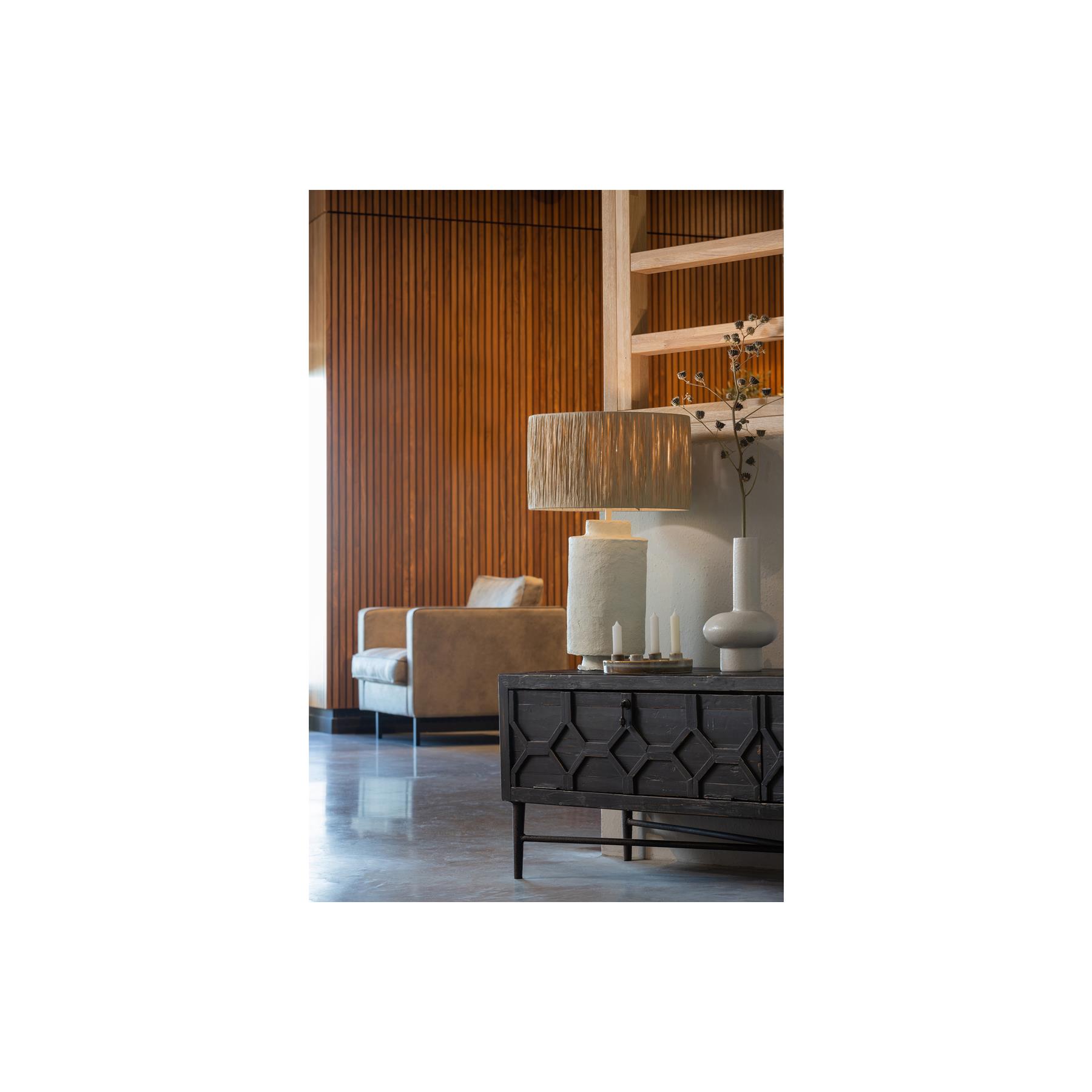 BePureHome Vaas Tank - Porselein - Kalkwit - 31x18x18