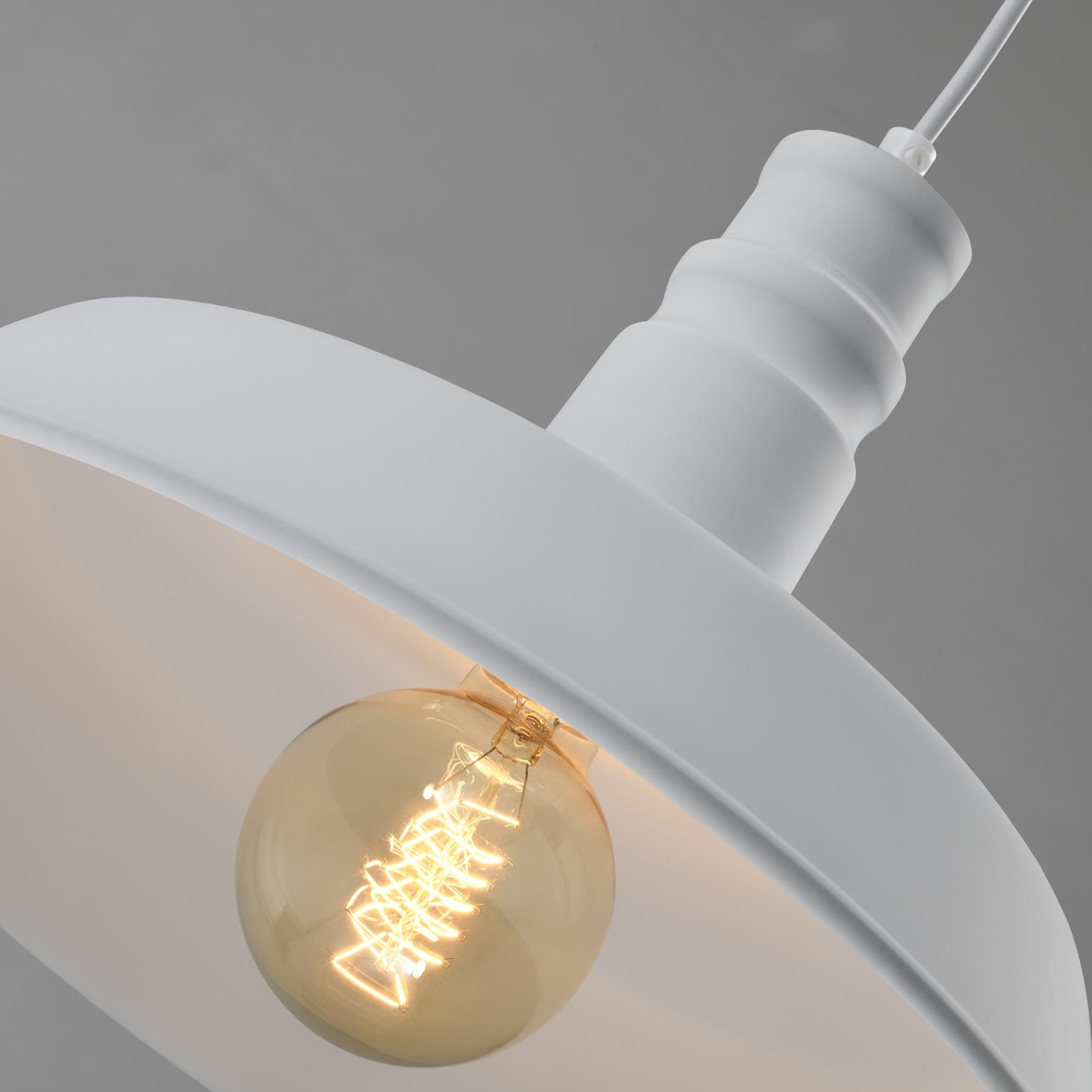 QUVIO Hanglamp rond wit- QUV5158L-WHITE