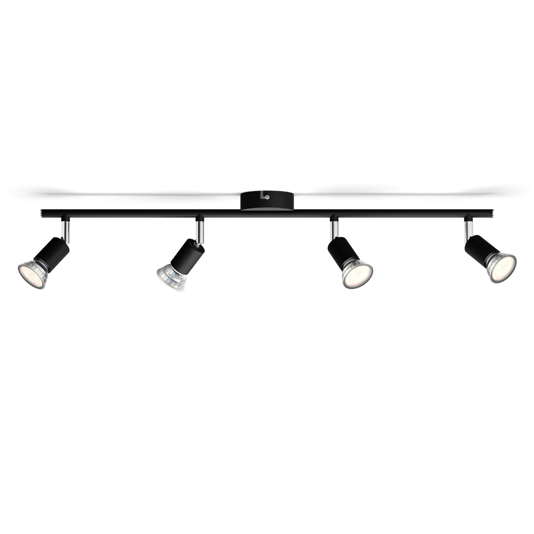Philips Limbali opbouwspot - 4-lichts -zwart