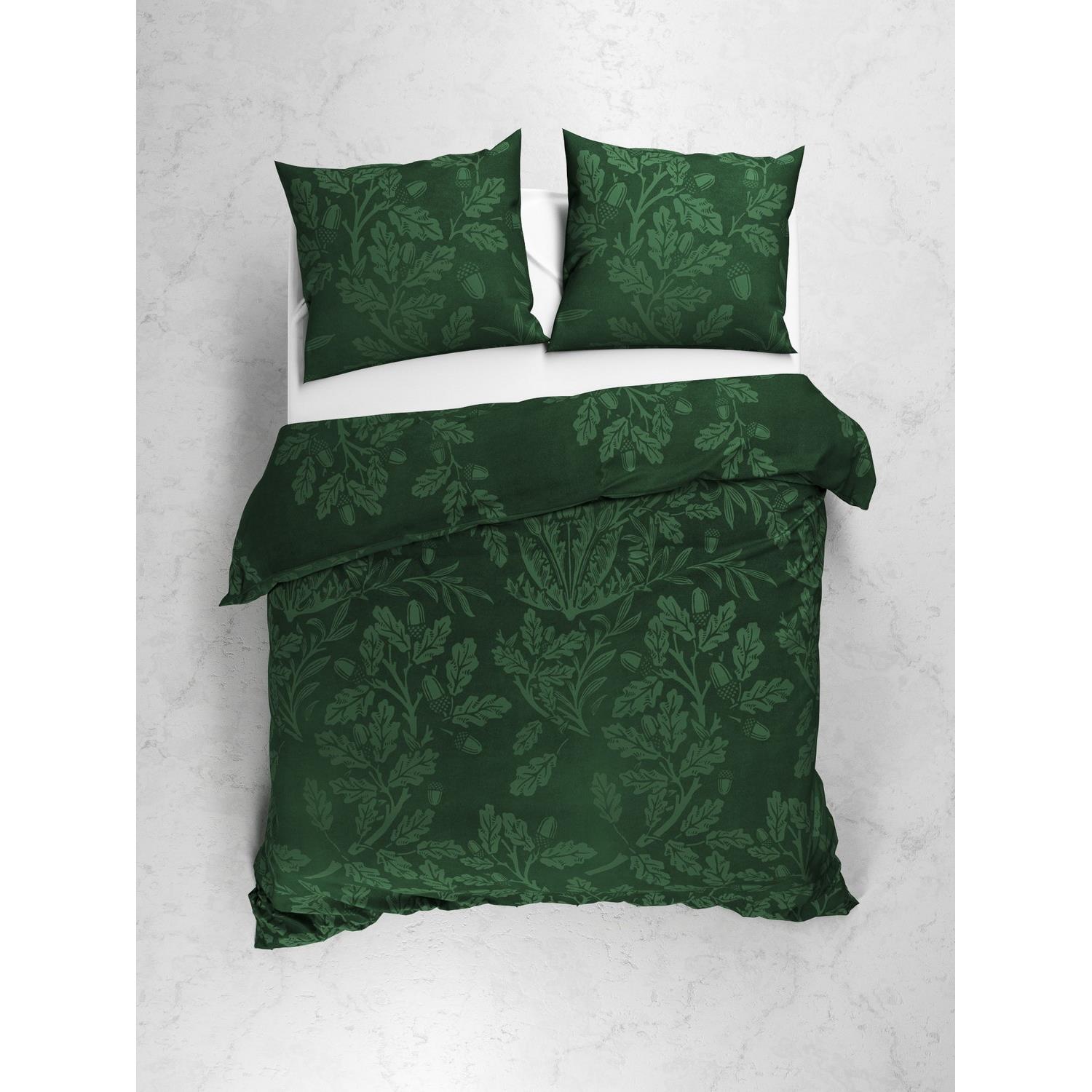 Heckett Lane Dekbedovertrek Flanel Boas - halo green