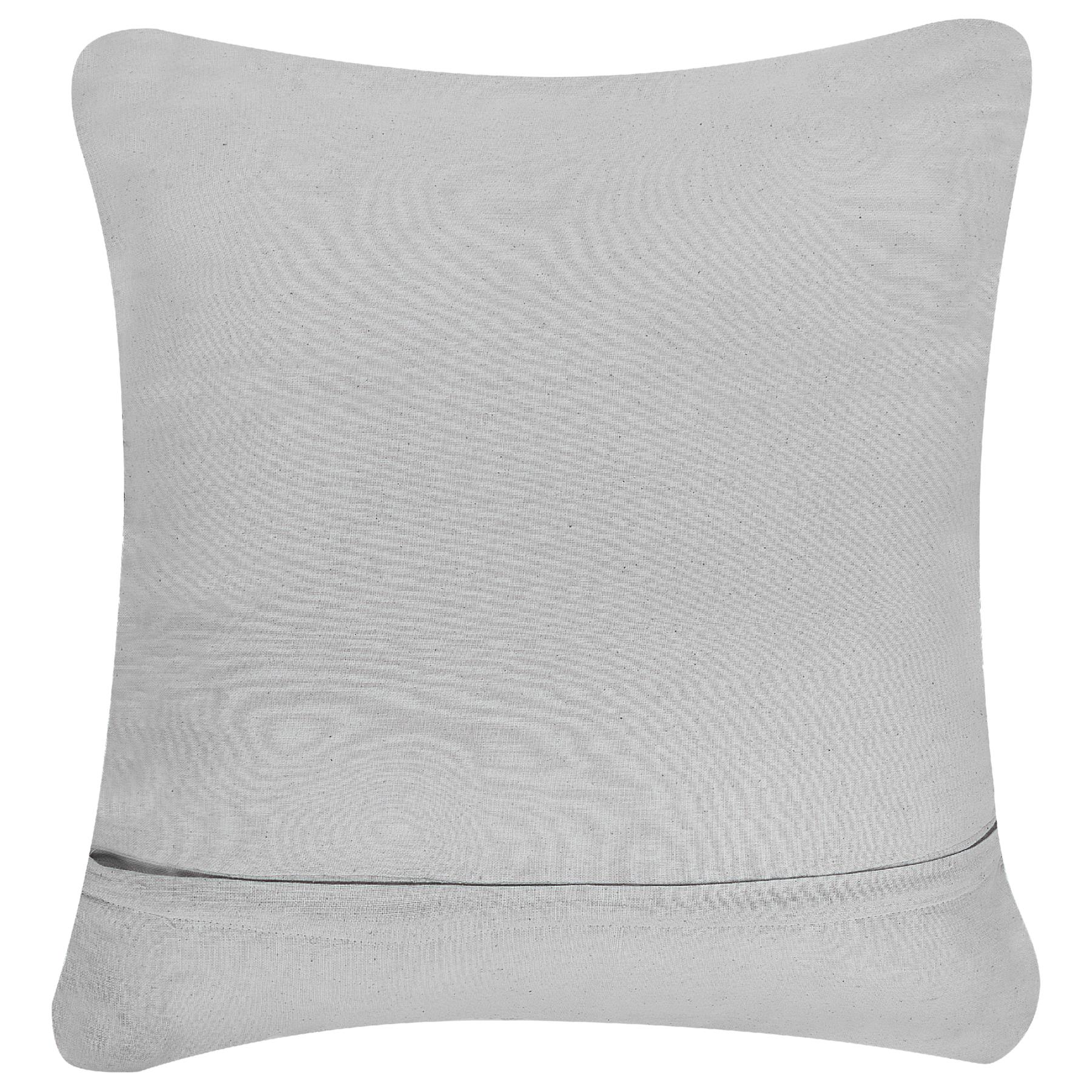 Beliani-KIZKALESI -Sierkussen set van 2-Grijs-45 x 40 cm-Katoen