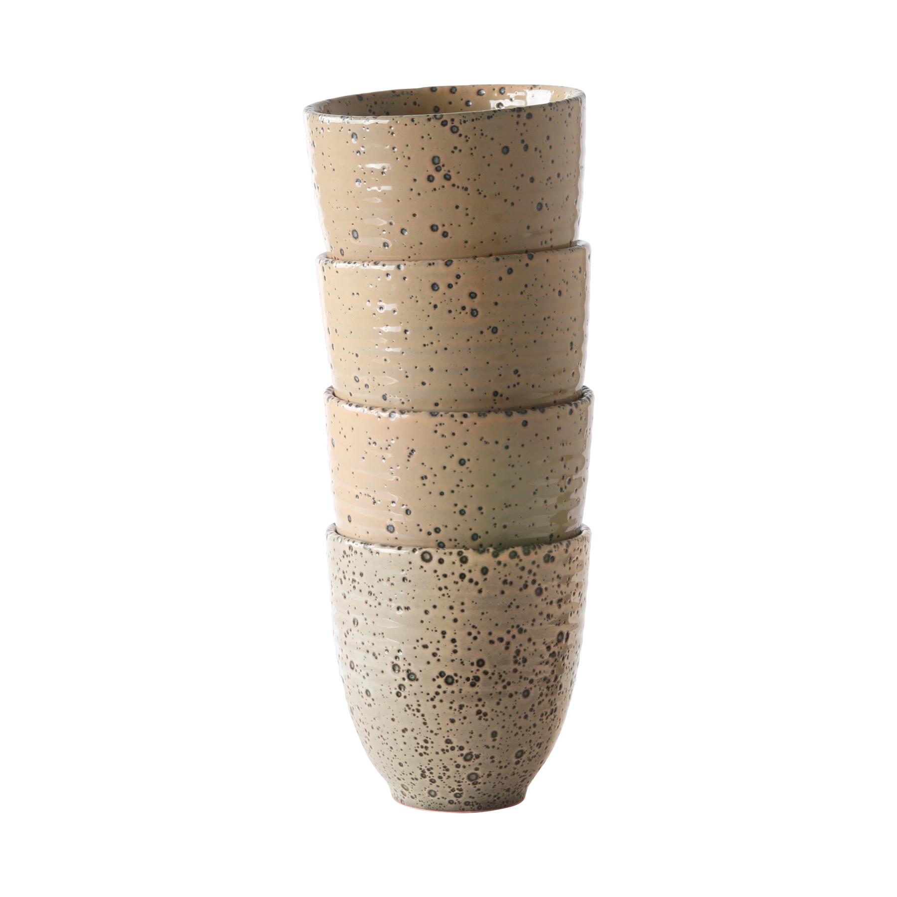 HKliving Gradient Ceramics Mok Set van 4
