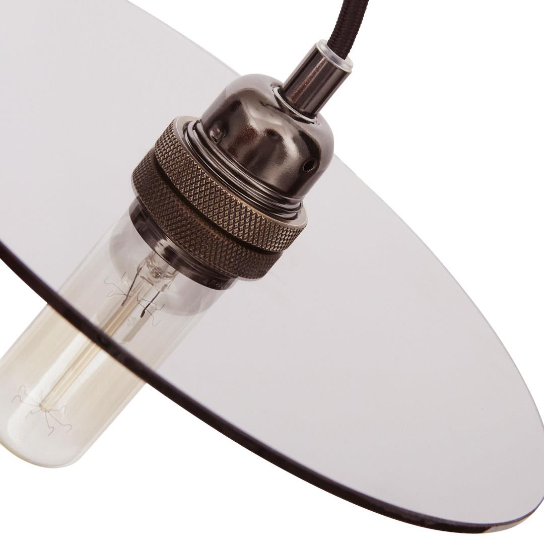 Frama Geometric Circle hanglamp medium Ø25 Smoked