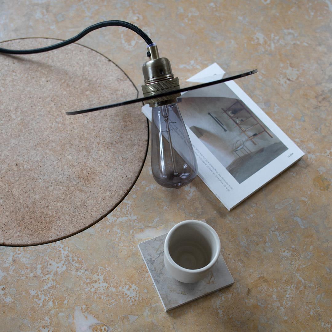 Frama Geometric Circle hanglamp medium Ø25 Smoked