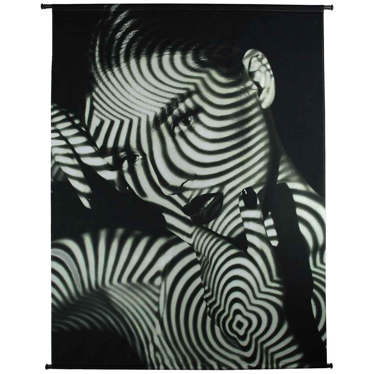 SVJ Home Decorations Wanddecoratie Lady Stripes - 170x140 cm - Velvet