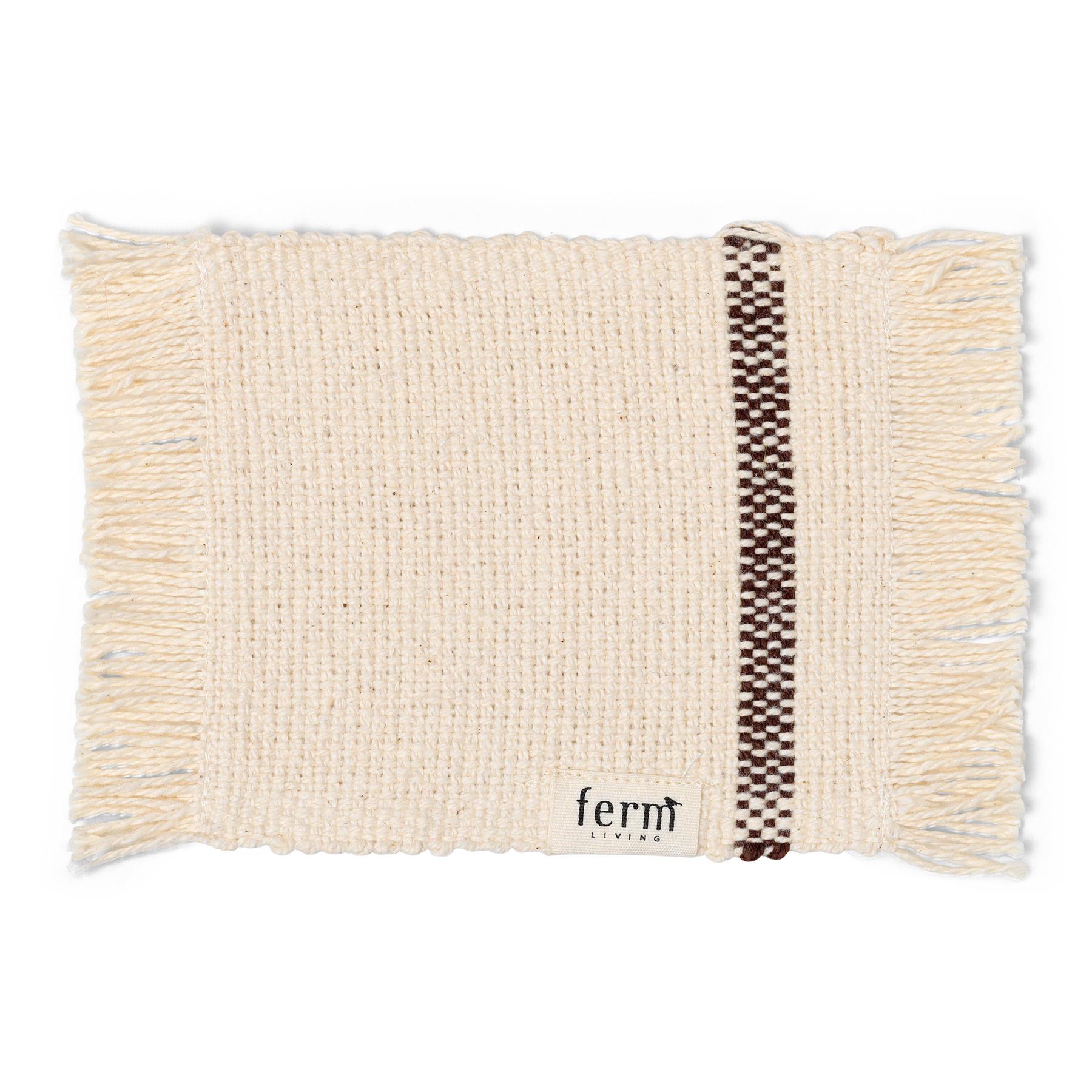Ferm Living Savor Onderzetter - 4 st. - Chocolade