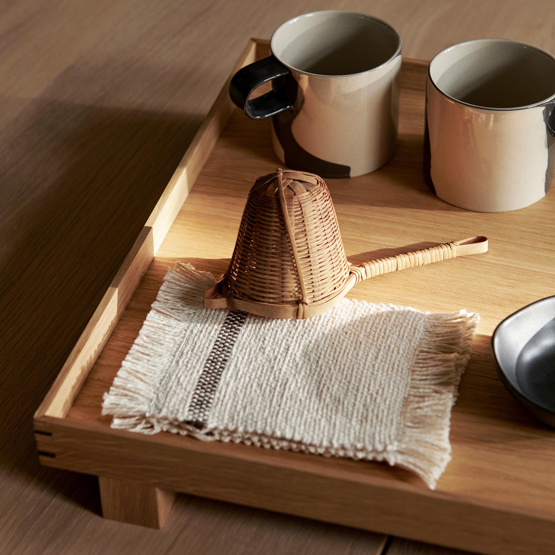 Ferm Living Savor Onderzetter - 4 st. - Chocolade