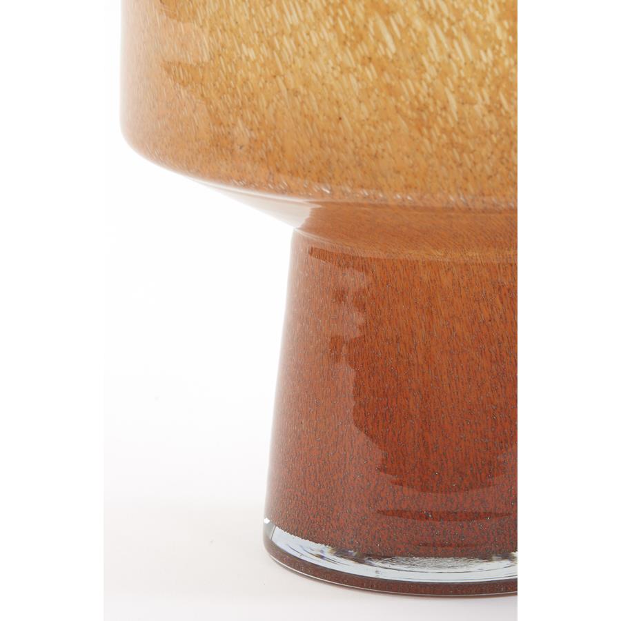 Light & Living Light&living Vaas Ø23,5x42 cm TRASMO glas perzik
