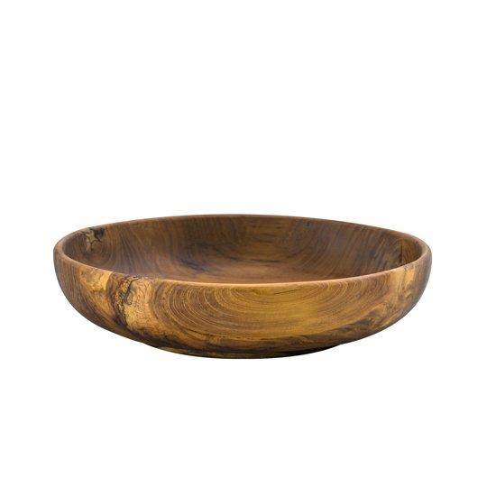 TMS - Fruit | Sla schaal - Teak - Ø 38 cm - Bijenwas