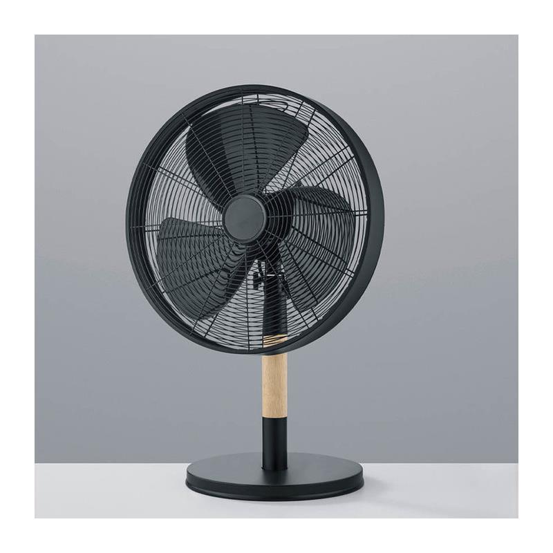 Reality Leuchten Staande Ventilator Viking Black 35cm