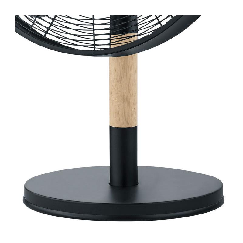 Reality Leuchten Staande Ventilator Viking Black 35cm