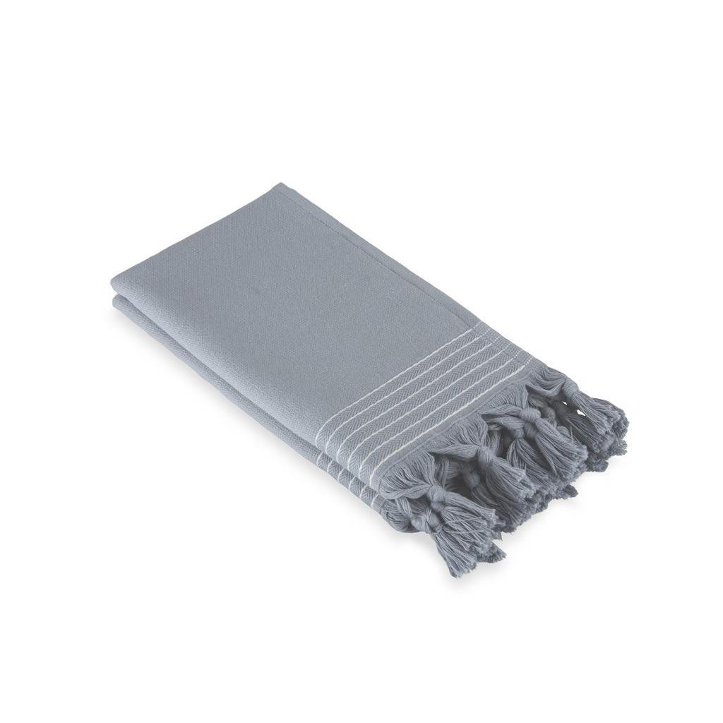 Walra - Gastendoek Soft Cotton Hamam - 2x 30x50 - Blauw