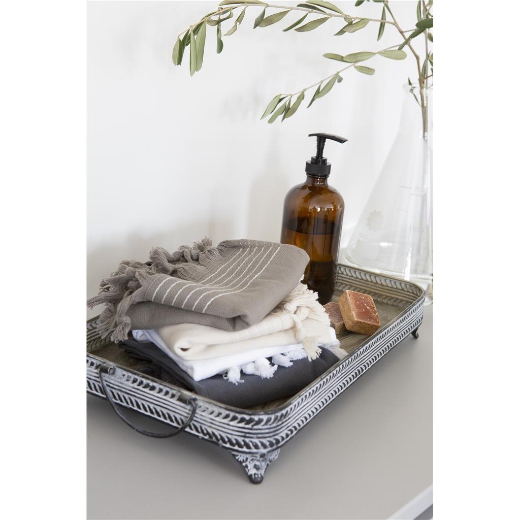 Walra - Gastendoek Soft Cotton Hamam - 2x 30x50 - Blauw