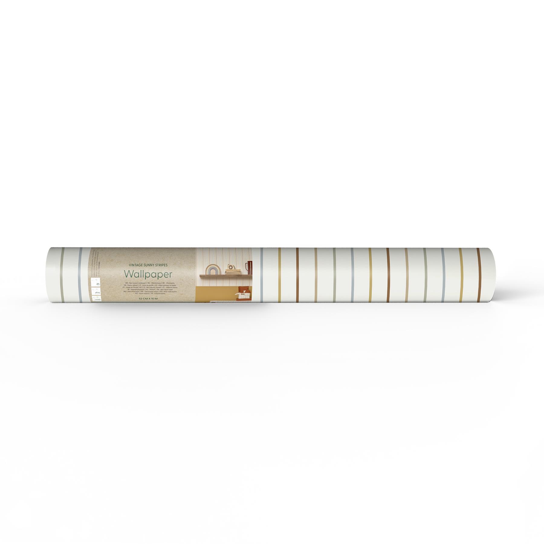 Little Dutch Vintage Sunny Stripes Behang Kinderkamer - Strepen -