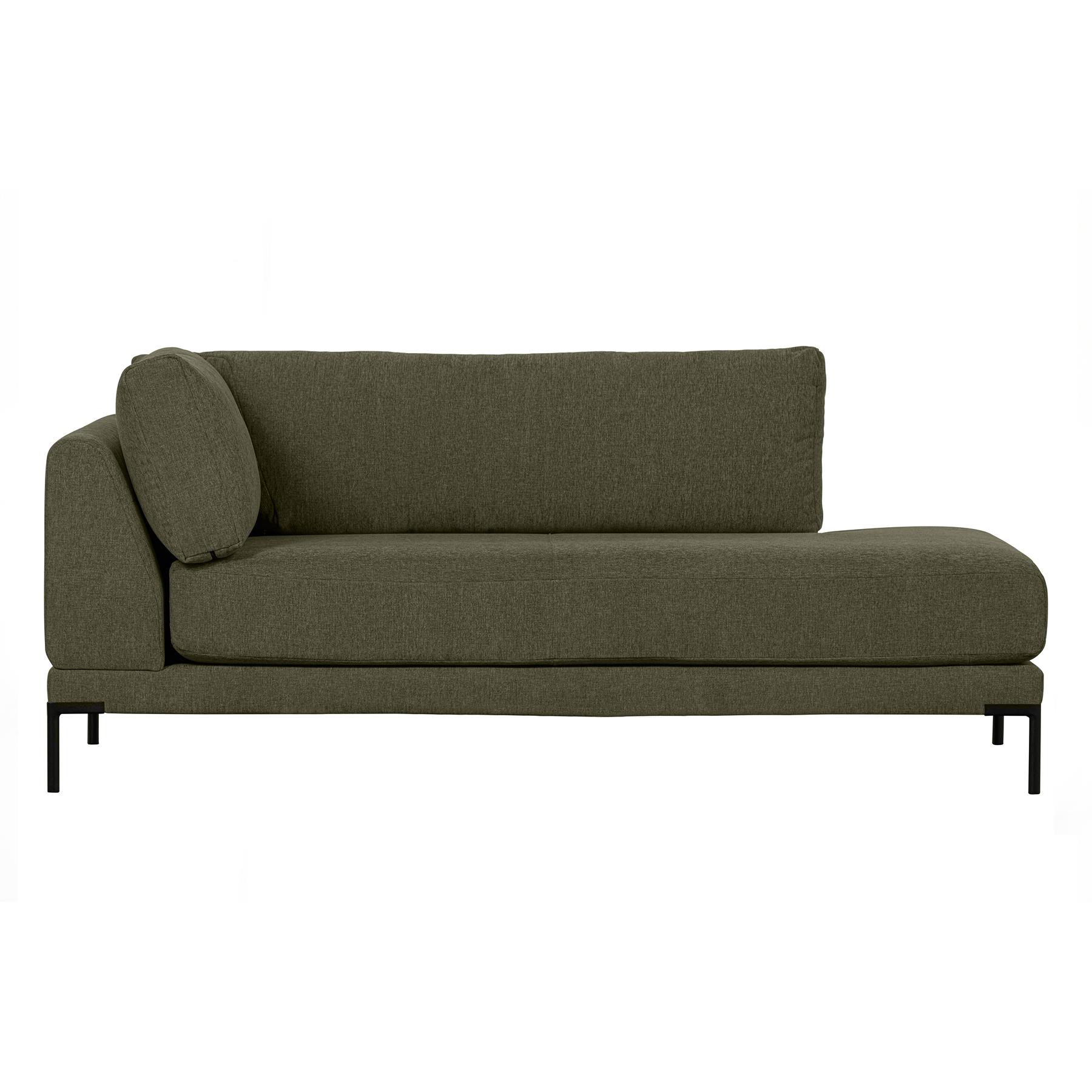 vtwonen Couple Lounge Element  - Polyester - Warm Groen - 89x100x200