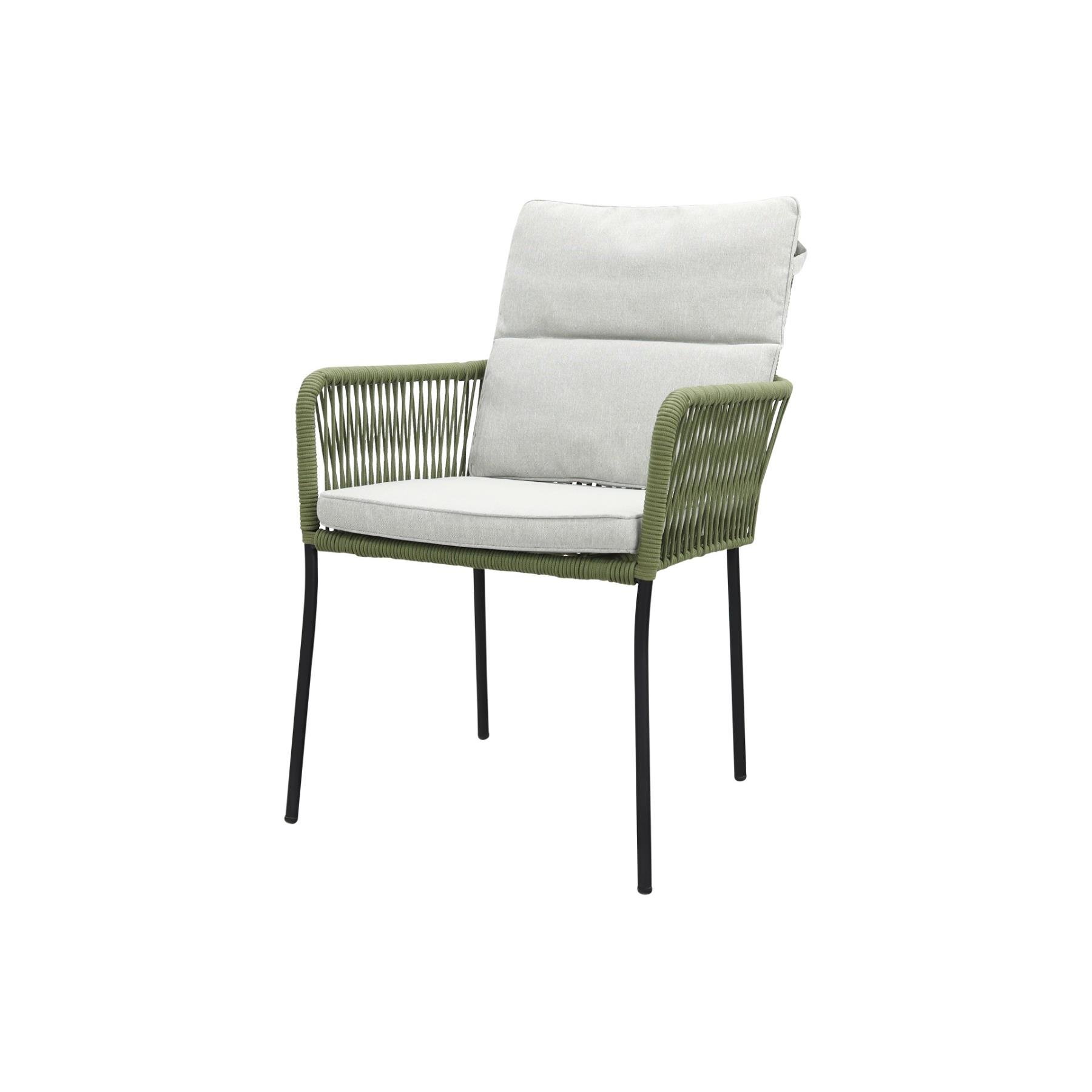 VDG Teresa dining rope tuinstoel - Green