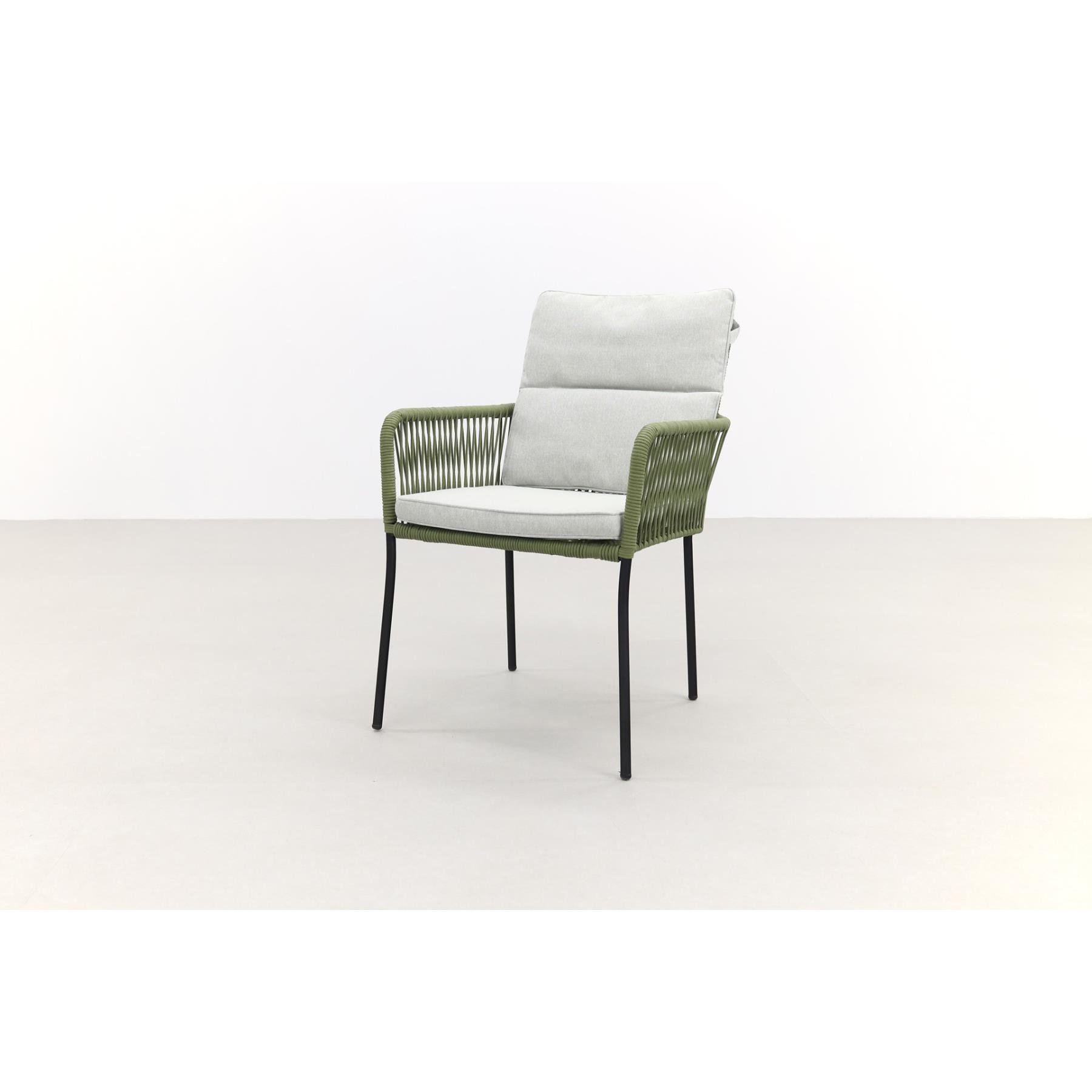 VDG Teresa dining rope tuinstoel - Green