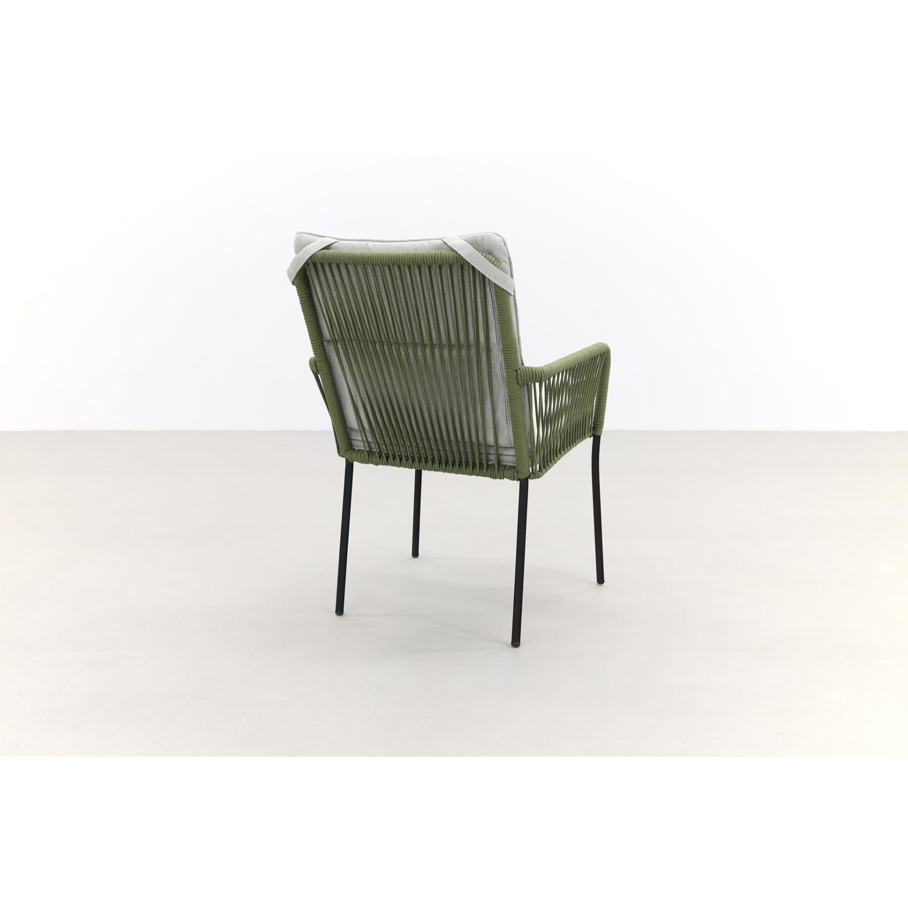 VDG Teresa dining rope tuinstoel - Green