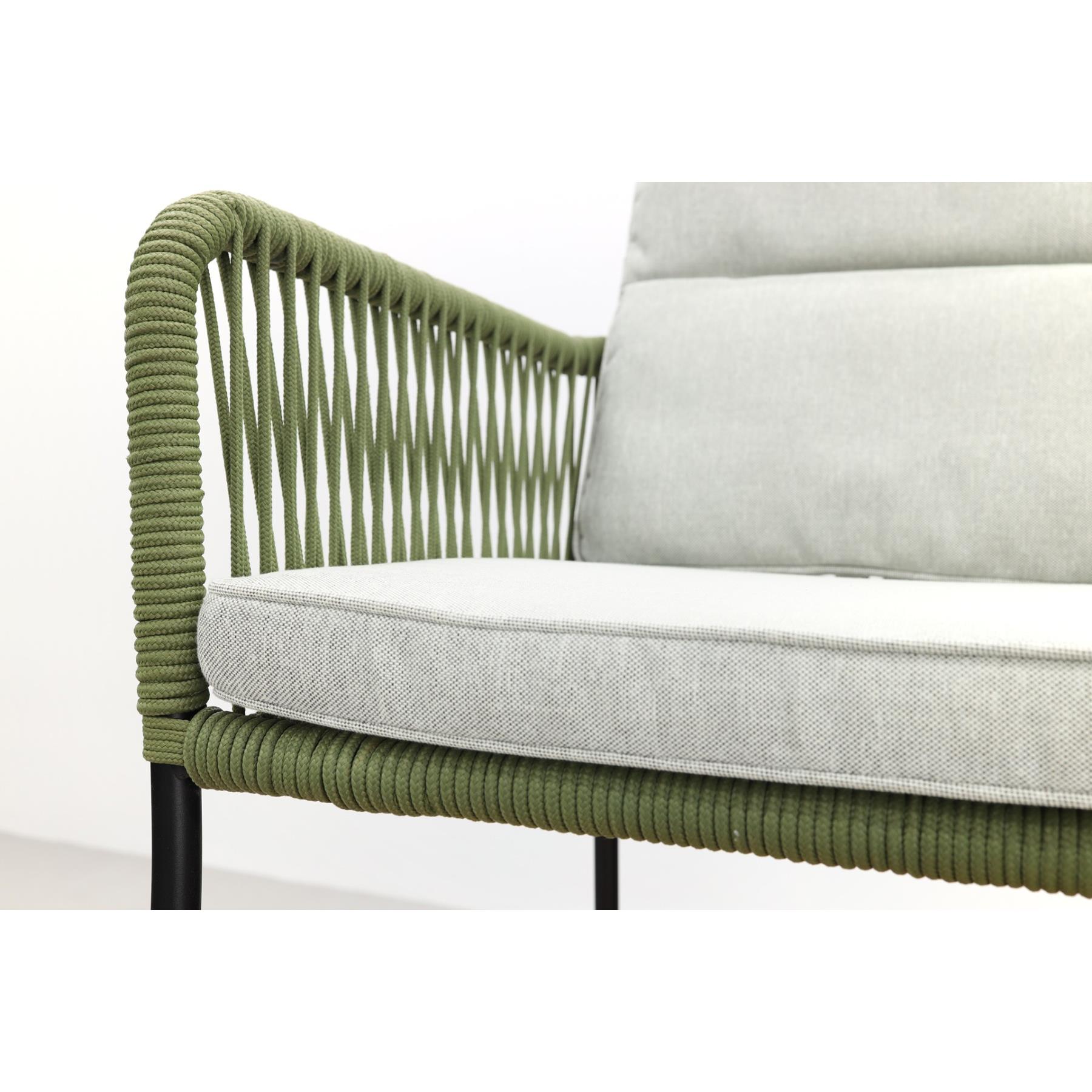 VDG Teresa dining rope tuinstoel - Green