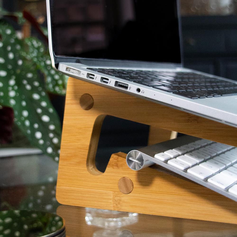 QUVIO Houten laptop standaard