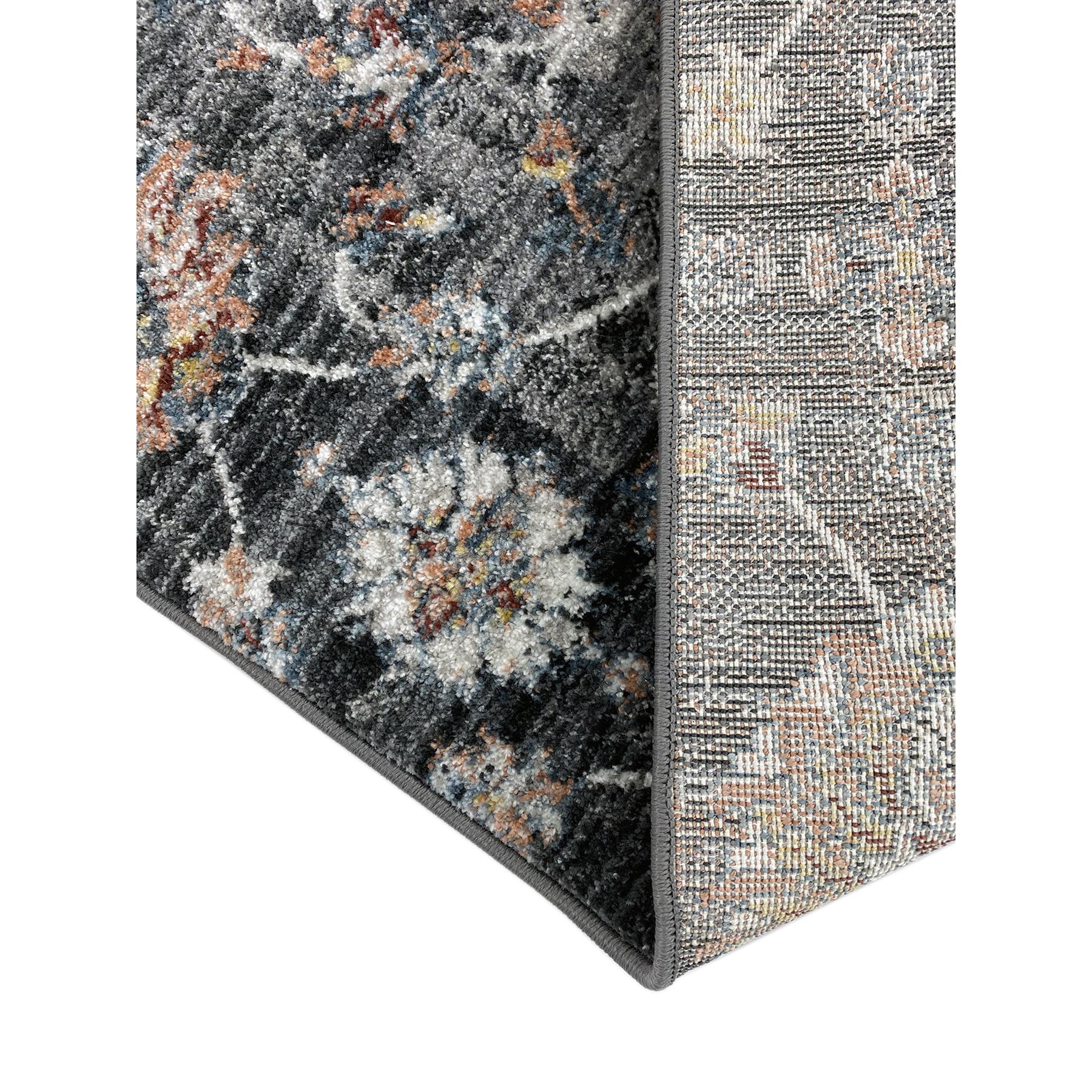 Flycarpets Lorenzo Antraciet Vloerkleed Gebloemd