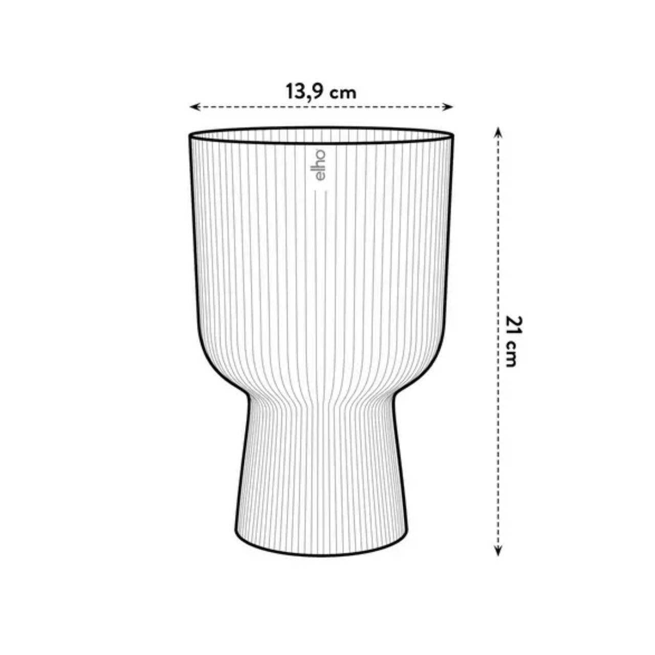 elho Vibes Fold Coupe Bloempot Ø 14 cm - Roze