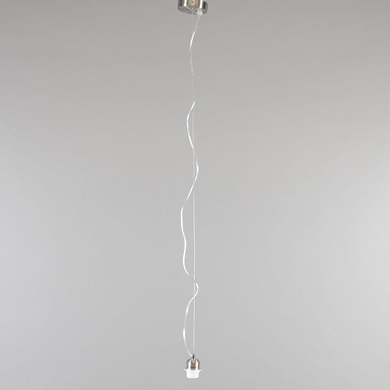 QAZQA Moderne hanglamp staal met kap 45 cm zwart - Cappo 1