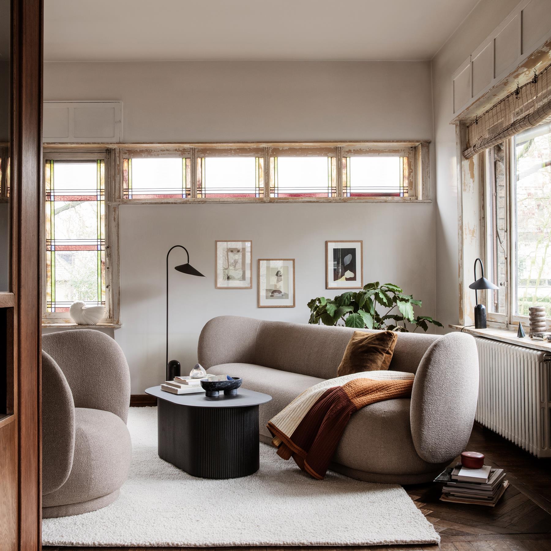 ferm LIVING Podia Salontafel - Black