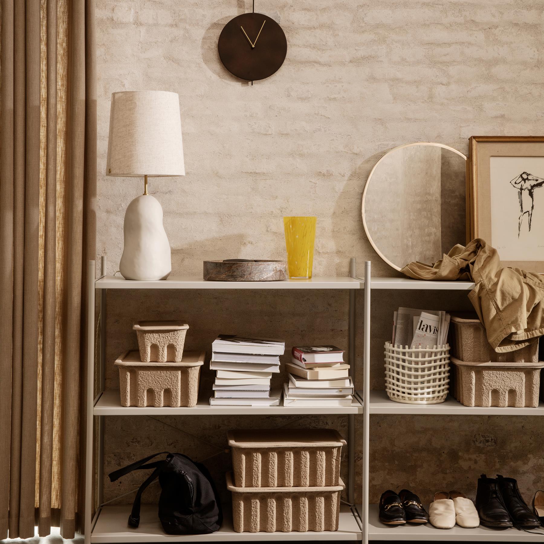 ferm LIVING Hebe Lampenvoet - Medium - Off-White