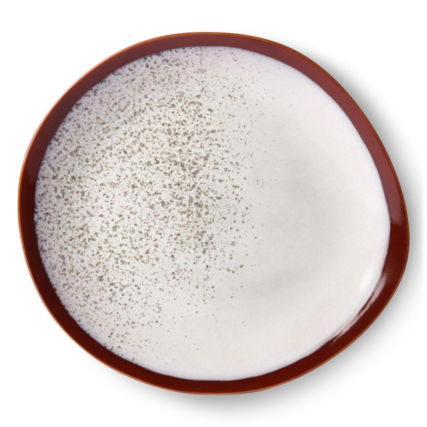 HKliving 70's Dinerbord Ø 29 cm - Set van 2 - Frost