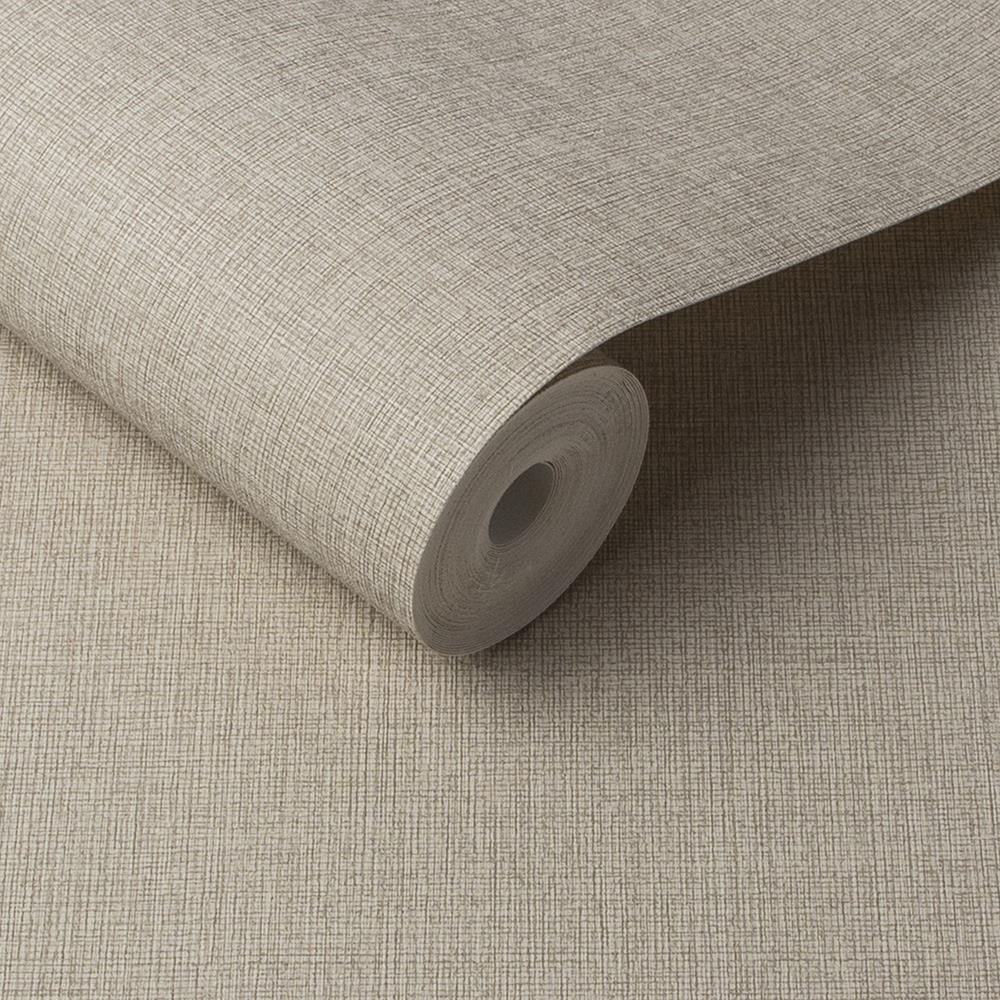 Graham & Brown - Vliesbehang - Linen Beige - 10mx52cm