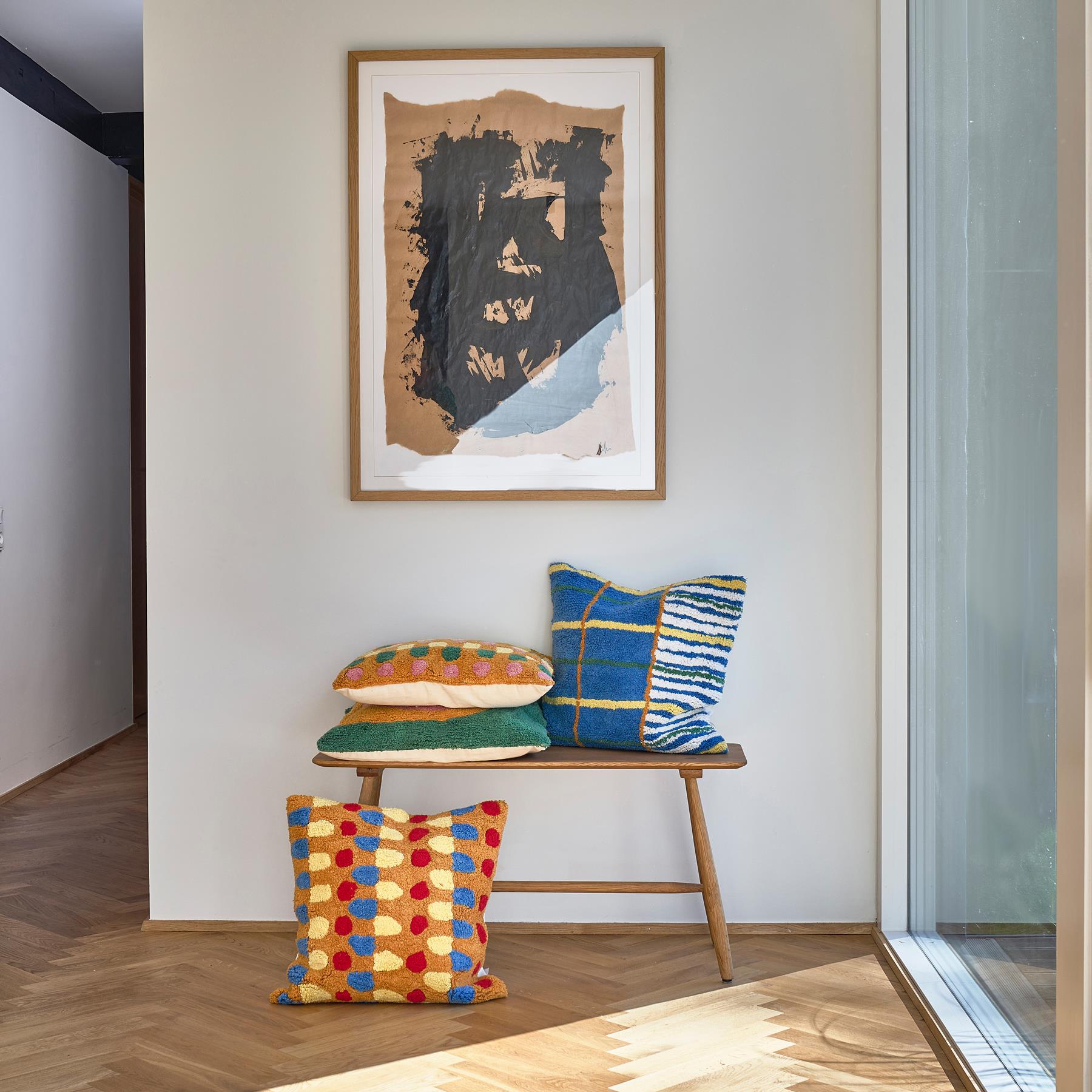 Villa Collection Styles Sierkussen 45 x 45 cm - Blauw