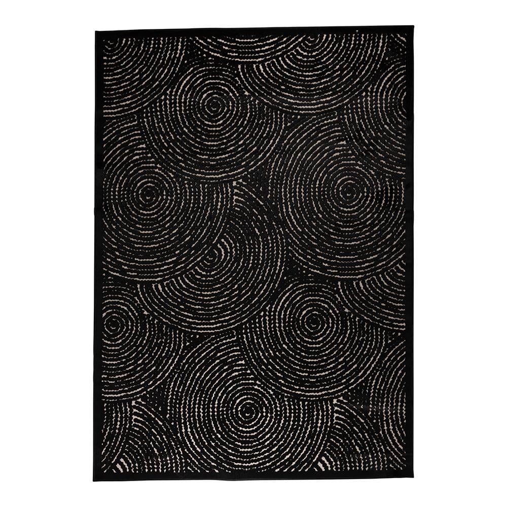 Dutchbone Dots Vloerkleed 170 x 240 cm - Zwart