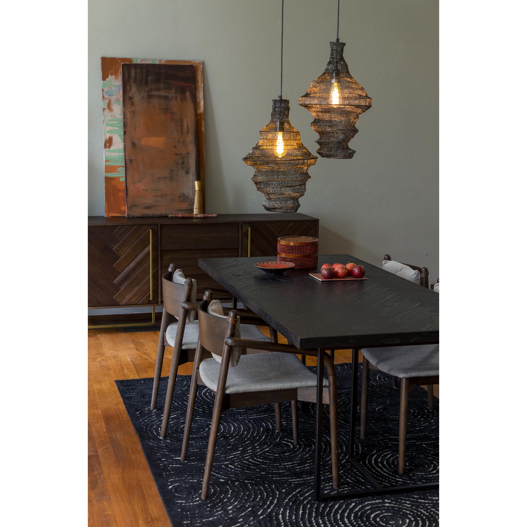 Dutchbone Dots Vloerkleed 170 x 240 cm - Zwart