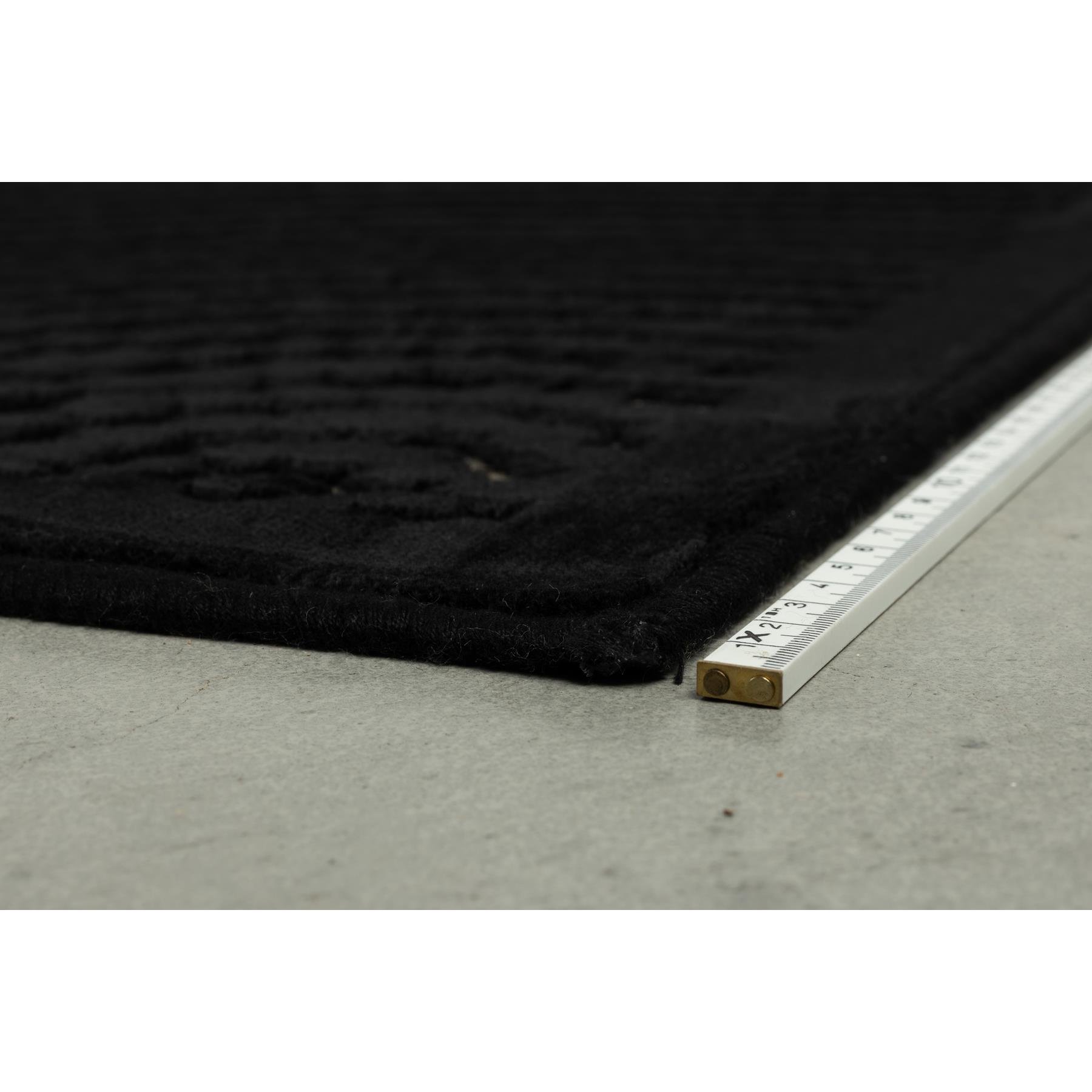 Dutchbone Dots Vloerkleed 170 x 240 cm - Zwart