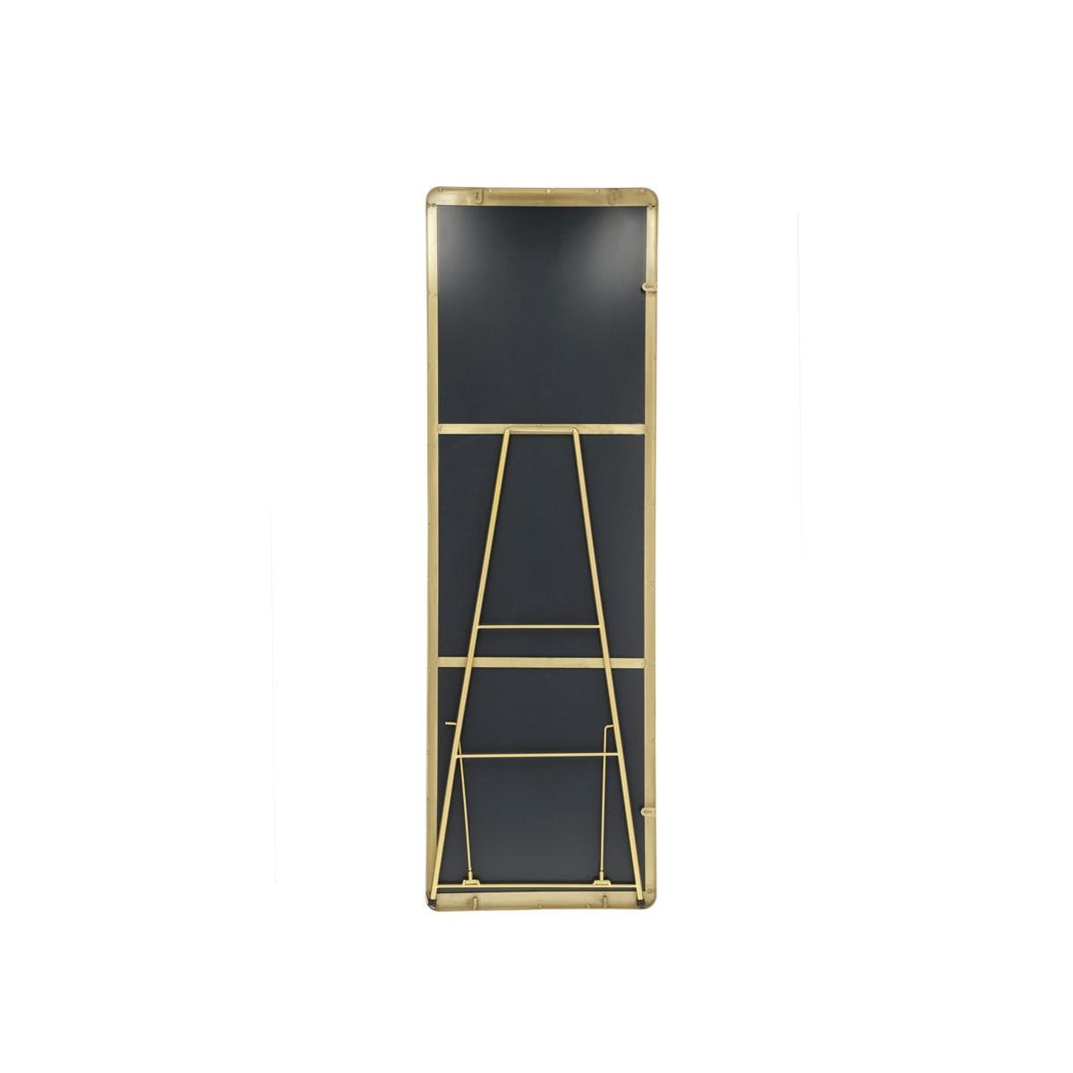 Villa Collection Verdal Passpiegel met Standaard 140 x 45 cm - Goud