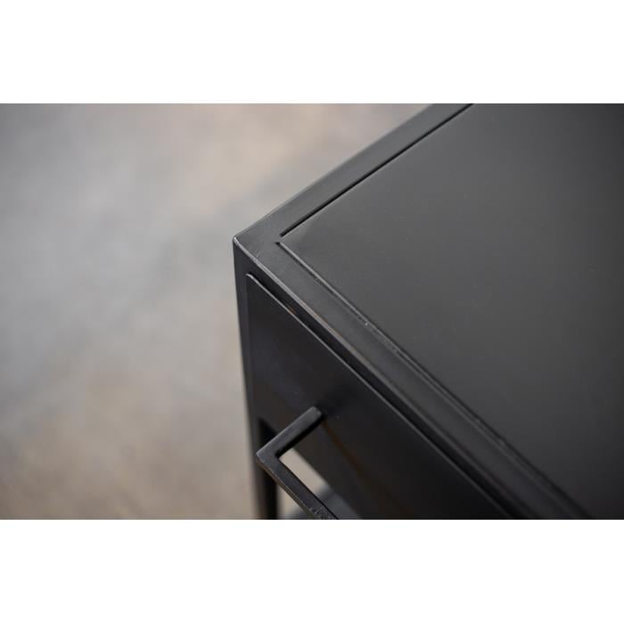 Giga Meubel - Dressoir Zwart Metaal - 140x36x70cm - Dolly