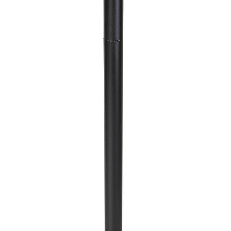QAZQA Moderne vloerlamp zwart zonder kap 149 cm - Simplo