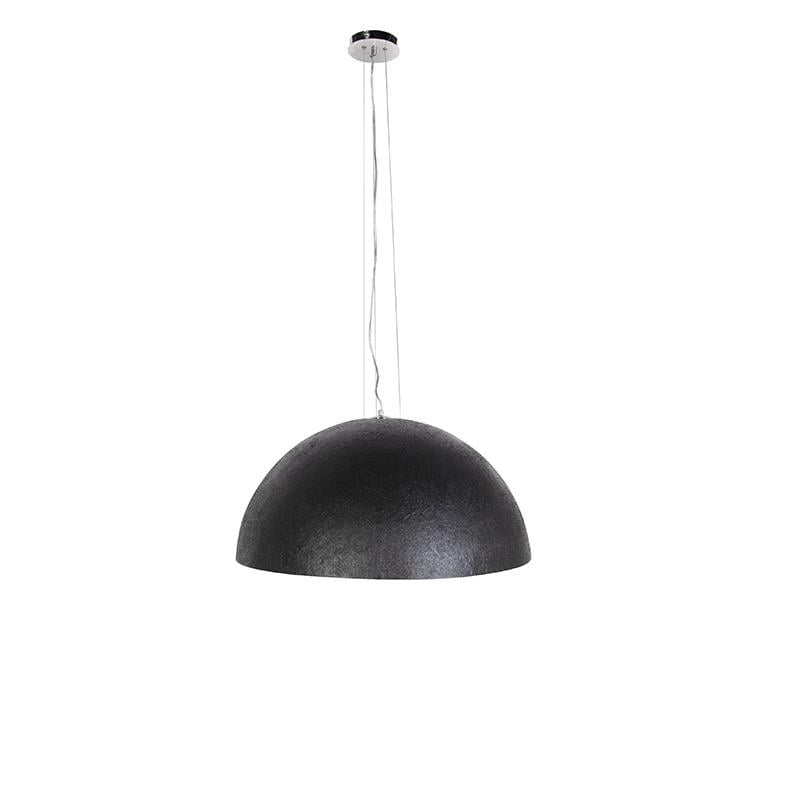 QAZQA Industriële hanglamp zwart met goud 70 cm - Magna