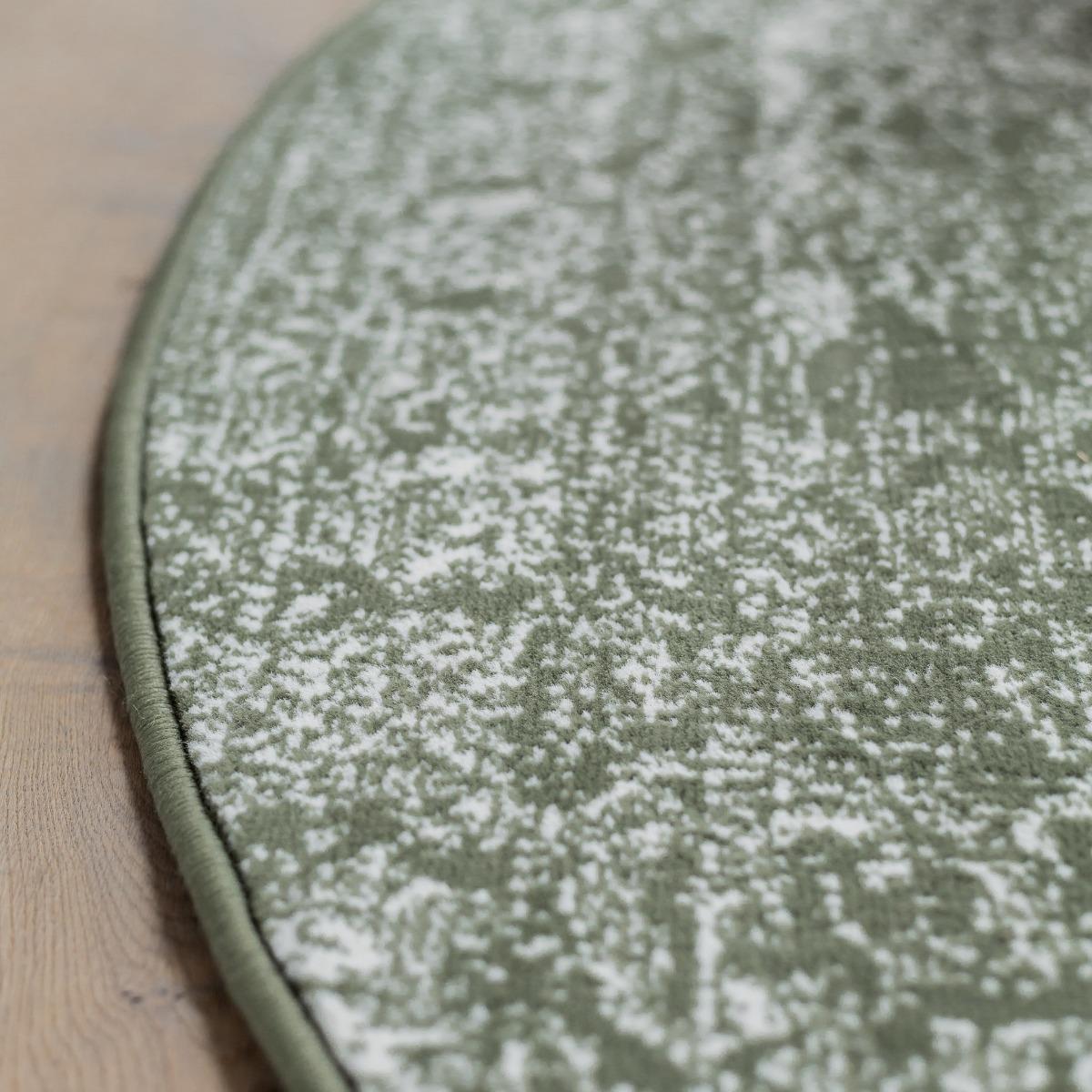 Eva Interior - Rond Vloerkleed - Bloom - Polypropyleen - Groen