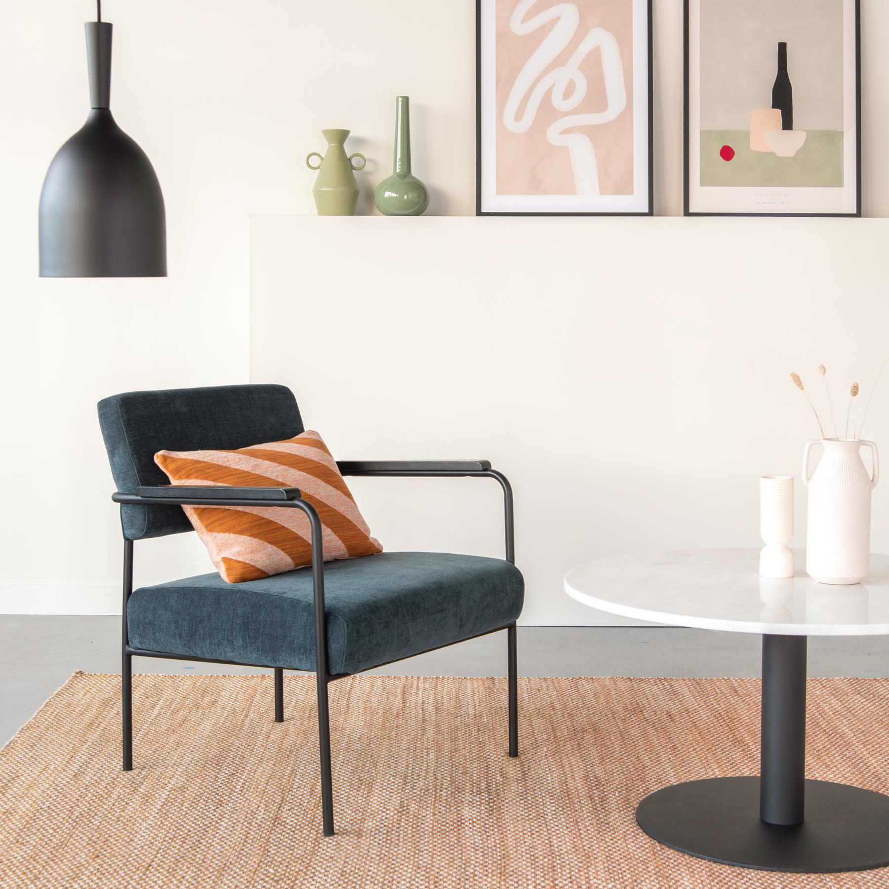 by fonQ Laze Fauteuil - Donkerblauw