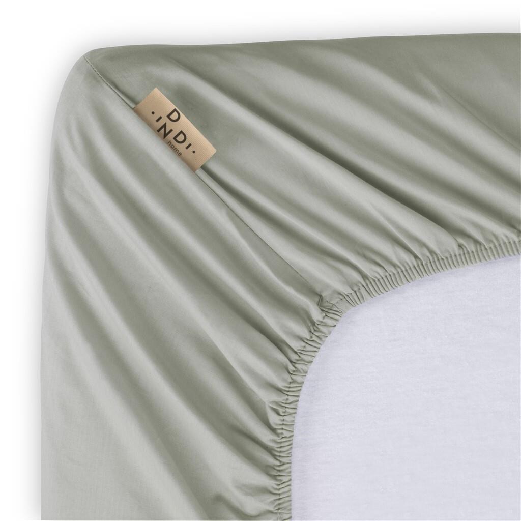 Dindi Home - Hoeslaken Basic Beauty - 90x200 - Groen
